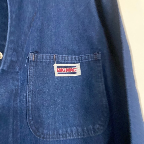 Big Mac vintage long sleeve overalls are a 38L. - Picture 4 of 7
